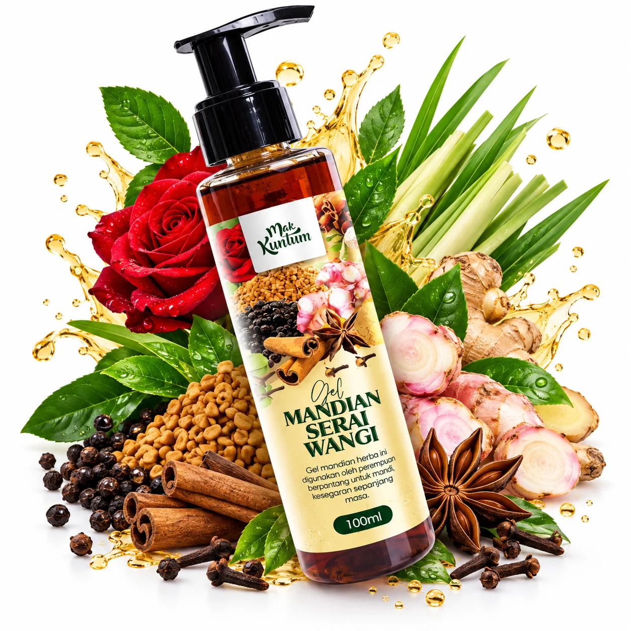 Gel Mandian Herba Citronella 150ml