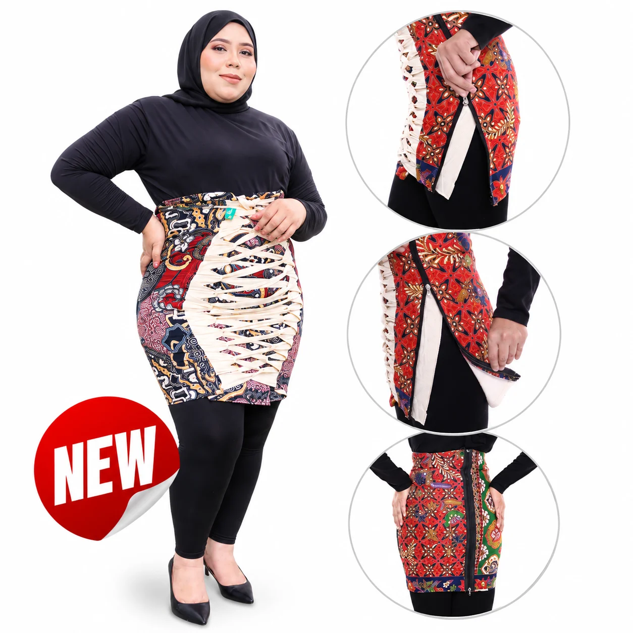 Bengkung Express BATIK Custom Extra Plus Size